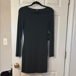 Lulu's Green Long Sleeve Dress